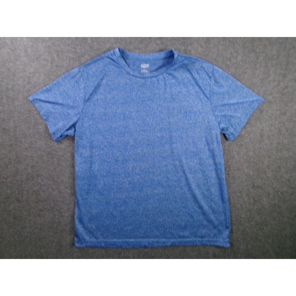 Zone Pro Shirt Mens L Blue Heather Short Sleeve Performance Athletic Workout Tee